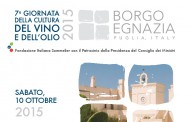 Giornata della cultura del vino e dell'olio 2015 - 10 Ottobre 2015 - Borgo Egnazia - Savelletri di Fasano (BR)