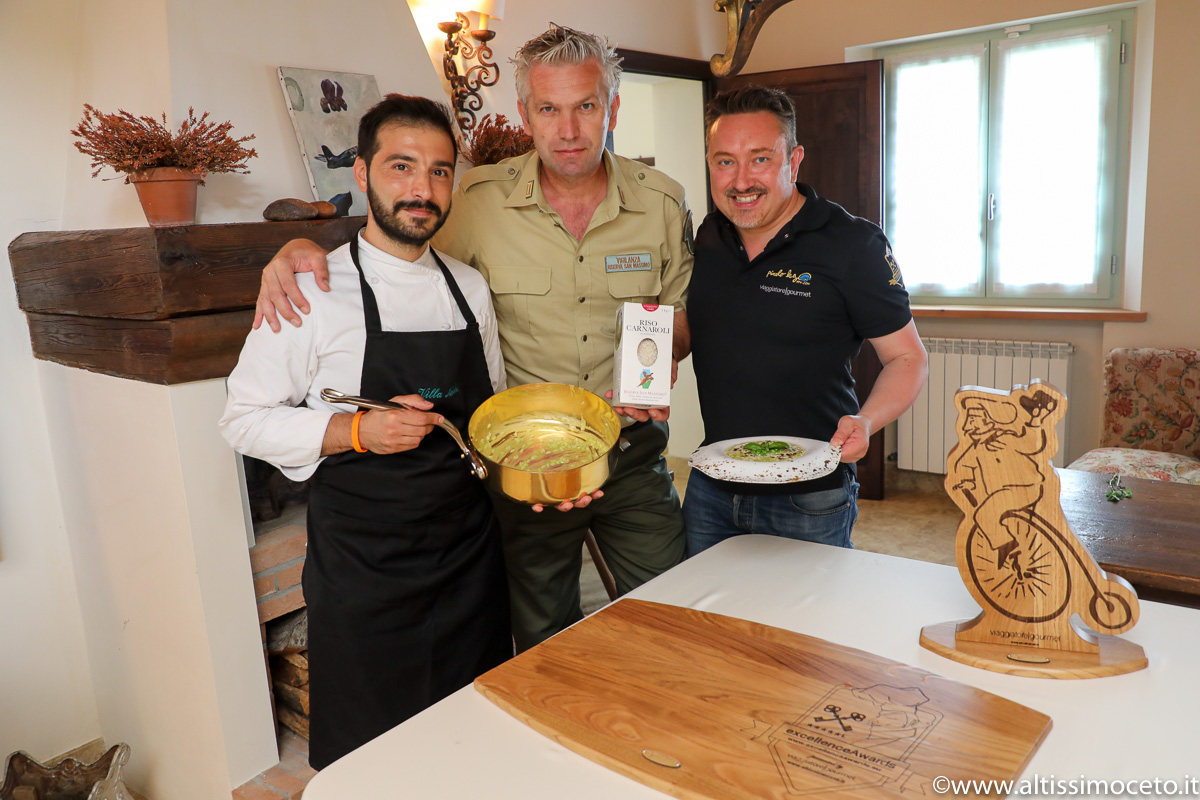 Cartoline dal 796 Meeting VG @ Riserva San Massimo – Gropello Cairoli (PV) – Patron Famiglia Antonello, Chef Antonio Danise del Ristorante di Villa Necchi alla Portalupa