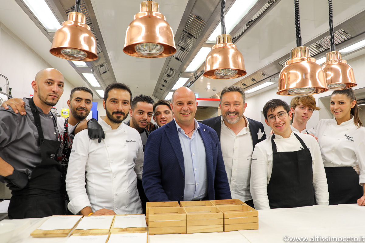 Cena a 4 Mani @Ristorante La Terrazza Segreta del Villa Eden Luxury Resort – Gardone Riviera (BS) – Resident chef Peter Oberrauch, Guest chef Antonio Danise