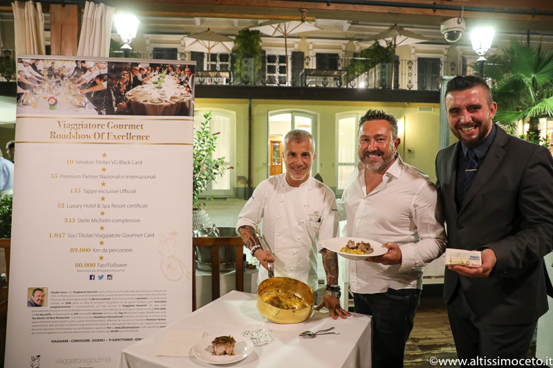 Cartoline dal 820mo Meeting VG @ Gazebo Restaurant del Grand Hotel Alassio – Alassio (SV) – GM Davide Crema, Chef Roberto Balgisi