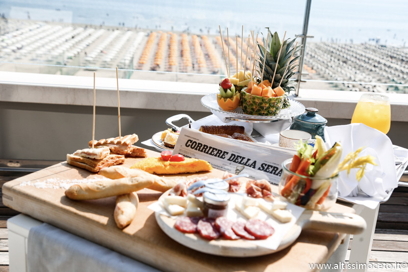 Hotel Villa del Mare, Ristorante Alto Rooftop - Cervia (RA) - GM Claudio Amadori, Chef Davide Modesti